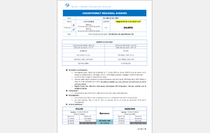 Championnat Régional Avenirs